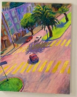 Dolores & 18th w/ 3 Cars by Tom Lander