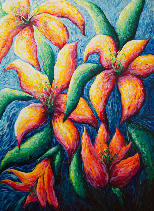 Blooming Lilies by Melissa Willett